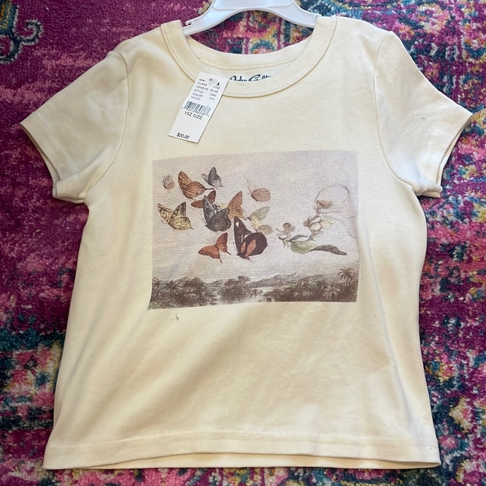 butterfly baby tee